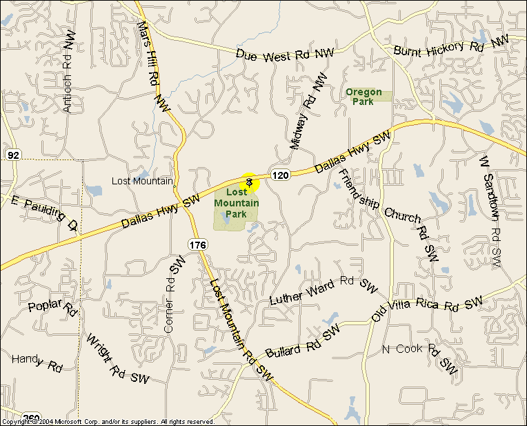 Lost Mountain Park/Tennis Center/Ward Recreation Center